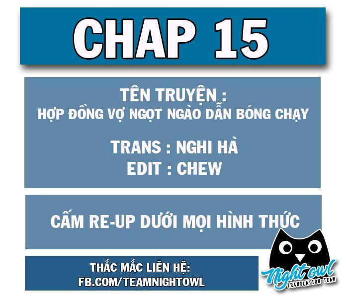 Hợp Đồng Vợ Ngọt Ngào Dẫn Bóng Chạy Chapter 15 - Trang 2