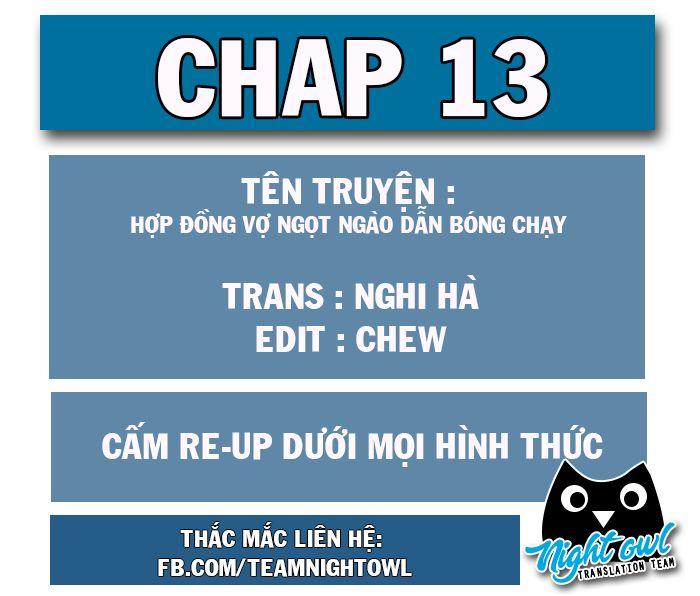 Hợp Đồng Vợ Ngọt Ngào Dẫn Bóng Chạy Chapter 13 - Trang 2