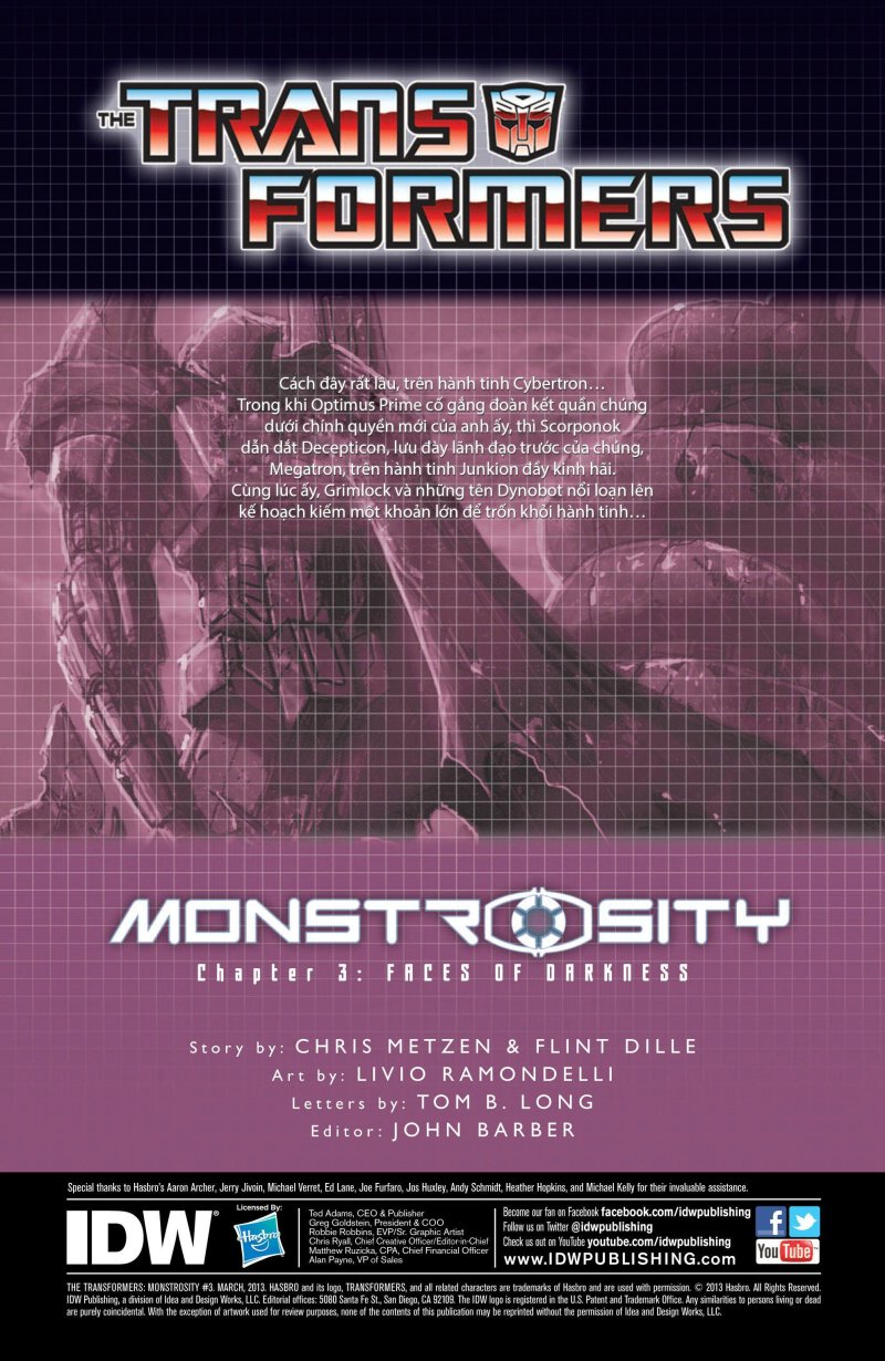 The Transformers: Monstrosity Chapter 3 - Trang 2