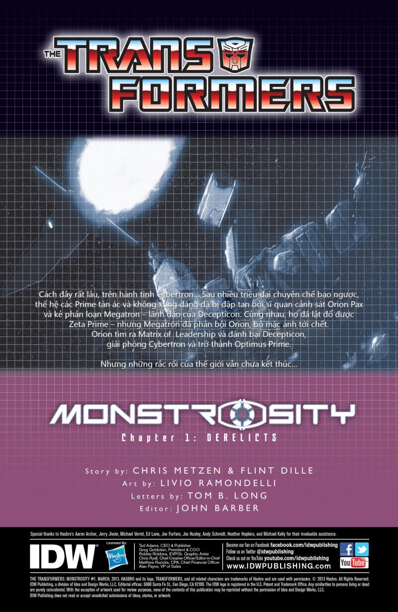 The Transformers: Monstrosity Chapter 1 - Trang 2