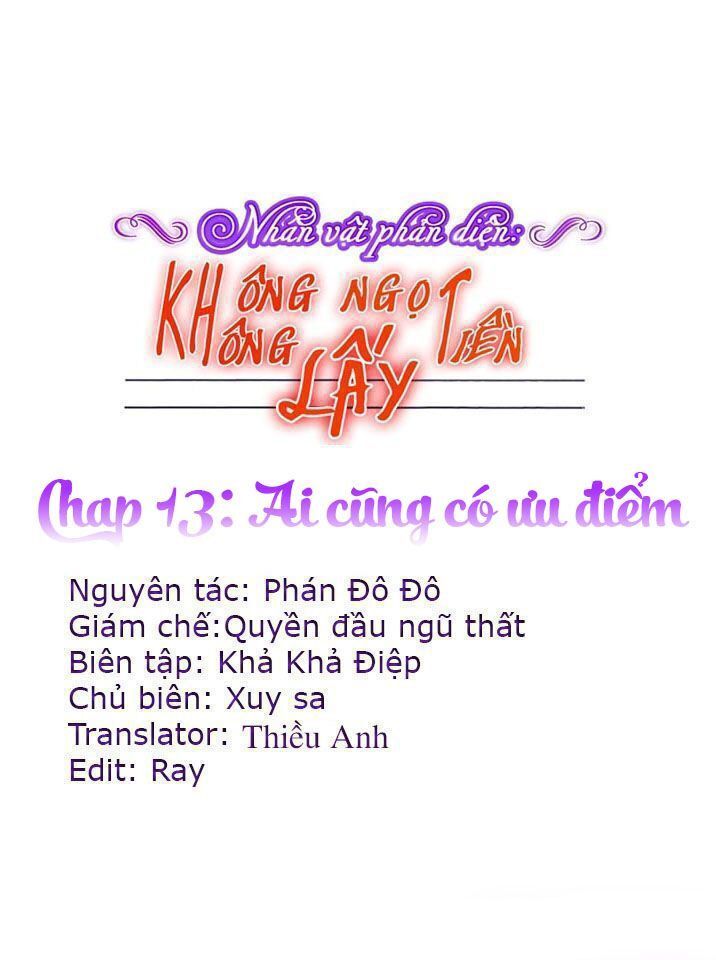 Nhân Vật Phản Diện: Không Ngọt Không Lấy Tiền Chapter 13 - Trang 2