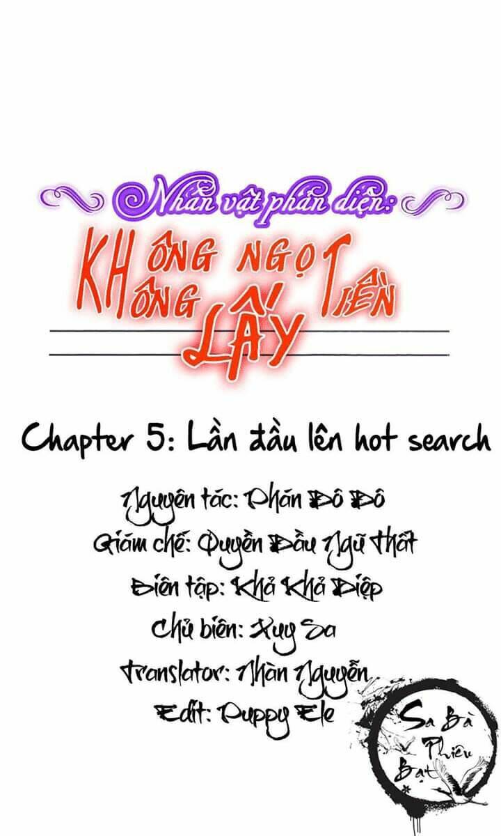 Nhân Vật Phản Diện: Không Ngọt Không Lấy Tiền Chapter 5.1 - Trang 2