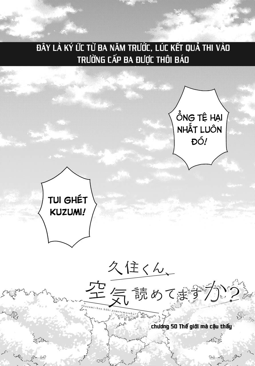 Kusumi-Kun, Kuuki Yometemasu Ka? Chapter 50 - Trang 2