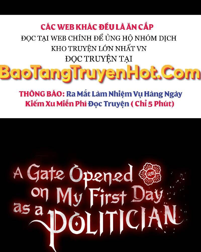 Cánh Cổng Mở Ra Đúng Ngày Đầu Tiên Tôi Thành Chính Trị Gia Chapter 25 - Trang 2