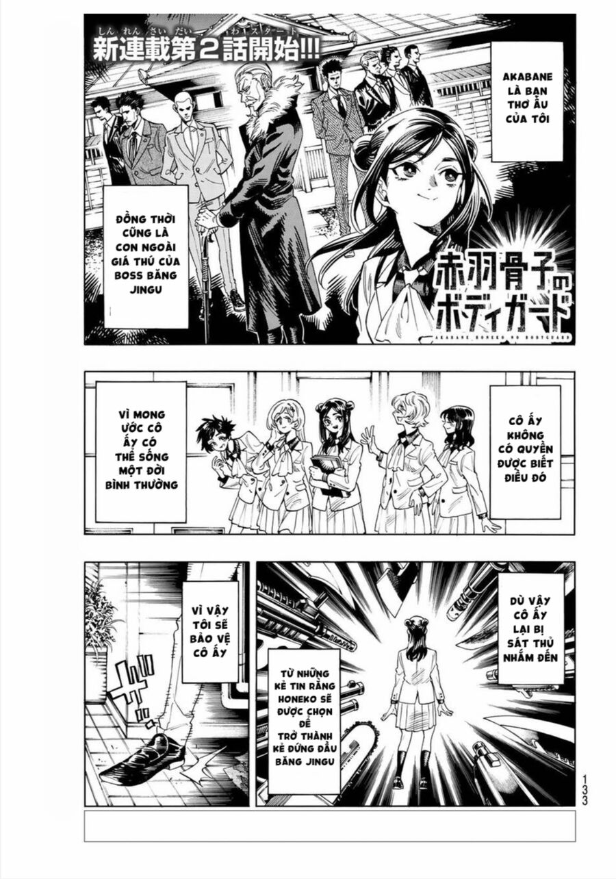 Vệ Sĩ Của Akabane Honeko Chapter 2.1 - Trang 2