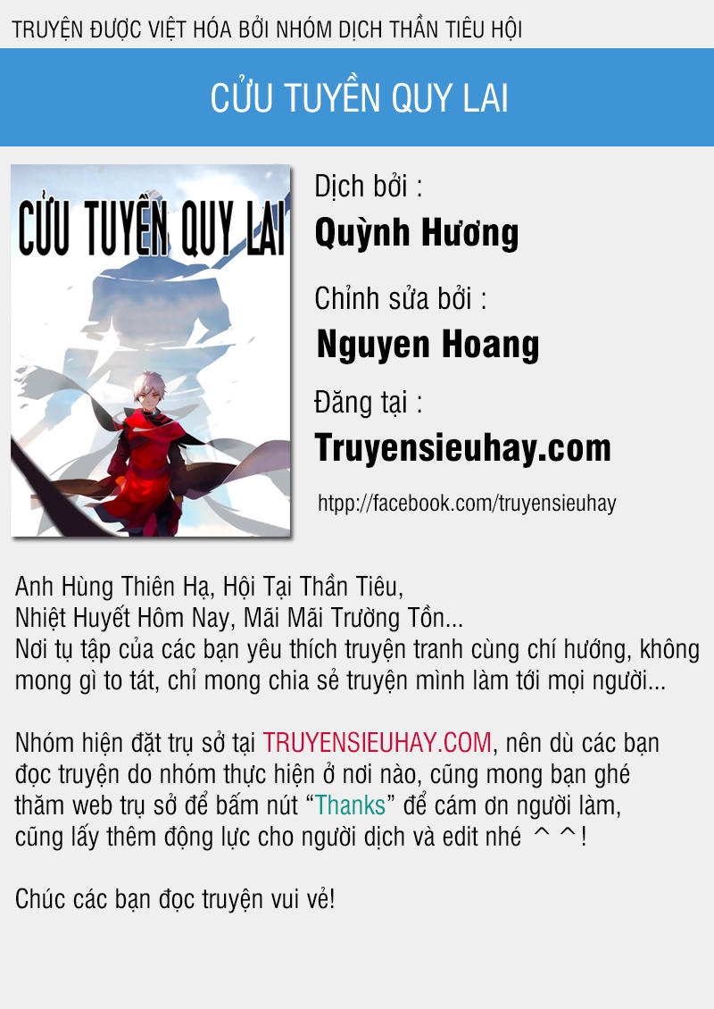 Cửu Tuyền Quy Lai Chapter 60 - Trang 2