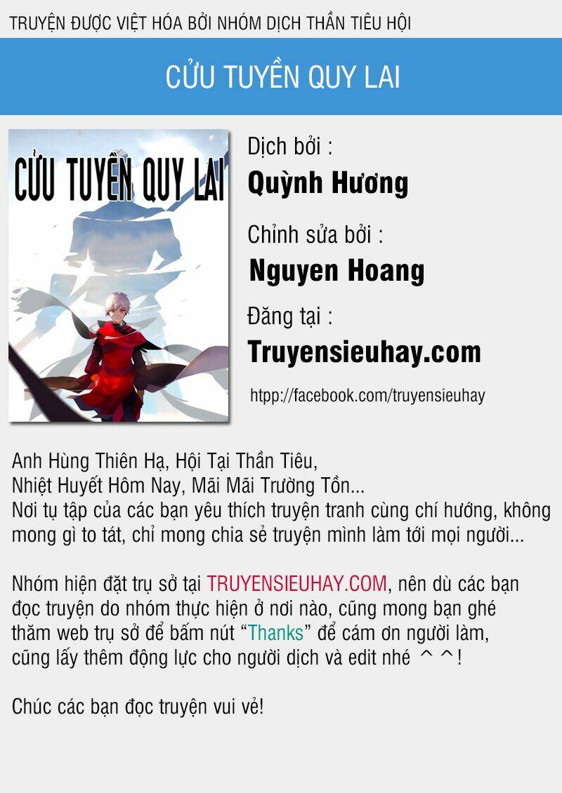 Cửu Tuyền Quy Lai Chapter 37 - Trang 2