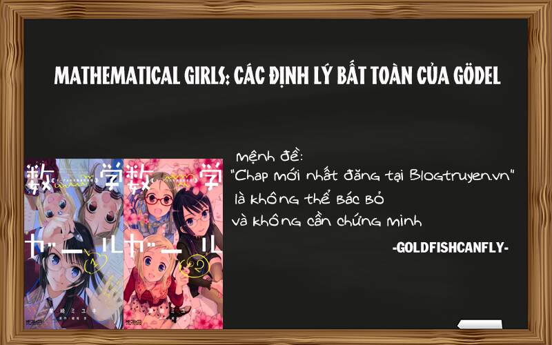 Mathematical Girls: Các Định Lý Bất Toàn Của Gödel Chapter 7 - Trang 2