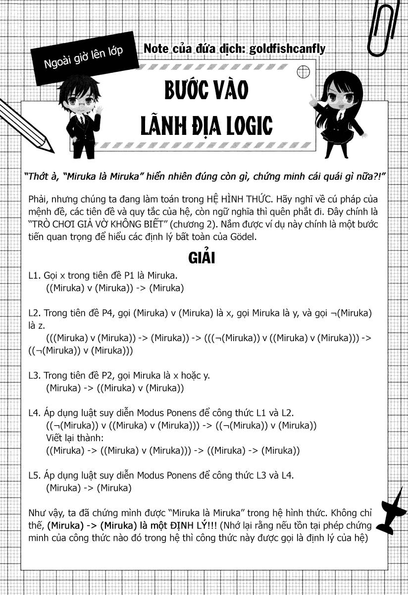 Mathematical Girls: Các Định Lý Bất Toàn Của Gödel Chapter 6 - Trang 2