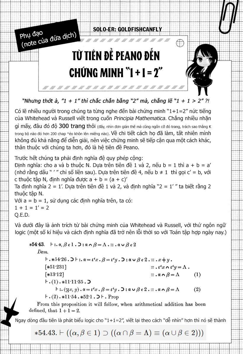 Mathematical Girls: Các Định Lý Bất Toàn Của Gödel Chapter 2 - Trang 2