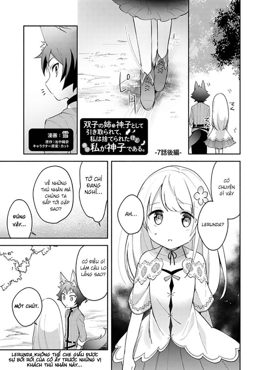 Futago No Ane Ga Miko Toshite Hikitorarete, Watashi Wa Suterareta Kedo Tabun Watashi Ga Miko De Aru Chapter 7.1 - Trang 2