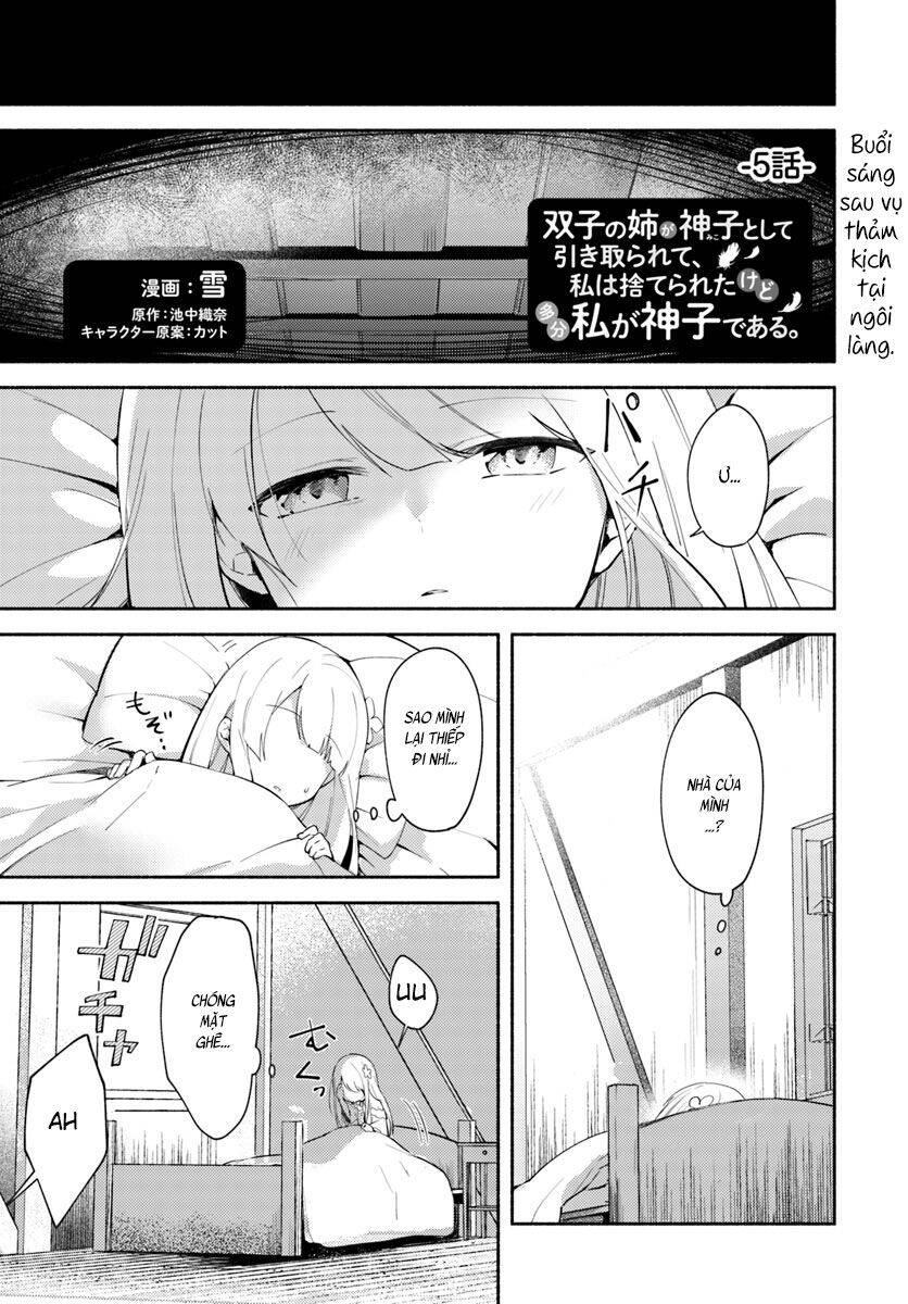 Futago No Ane Ga Miko Toshite Hikitorarete, Watashi Wa Suterareta Kedo Tabun Watashi Ga Miko De Aru Chapter 5 - Trang 2