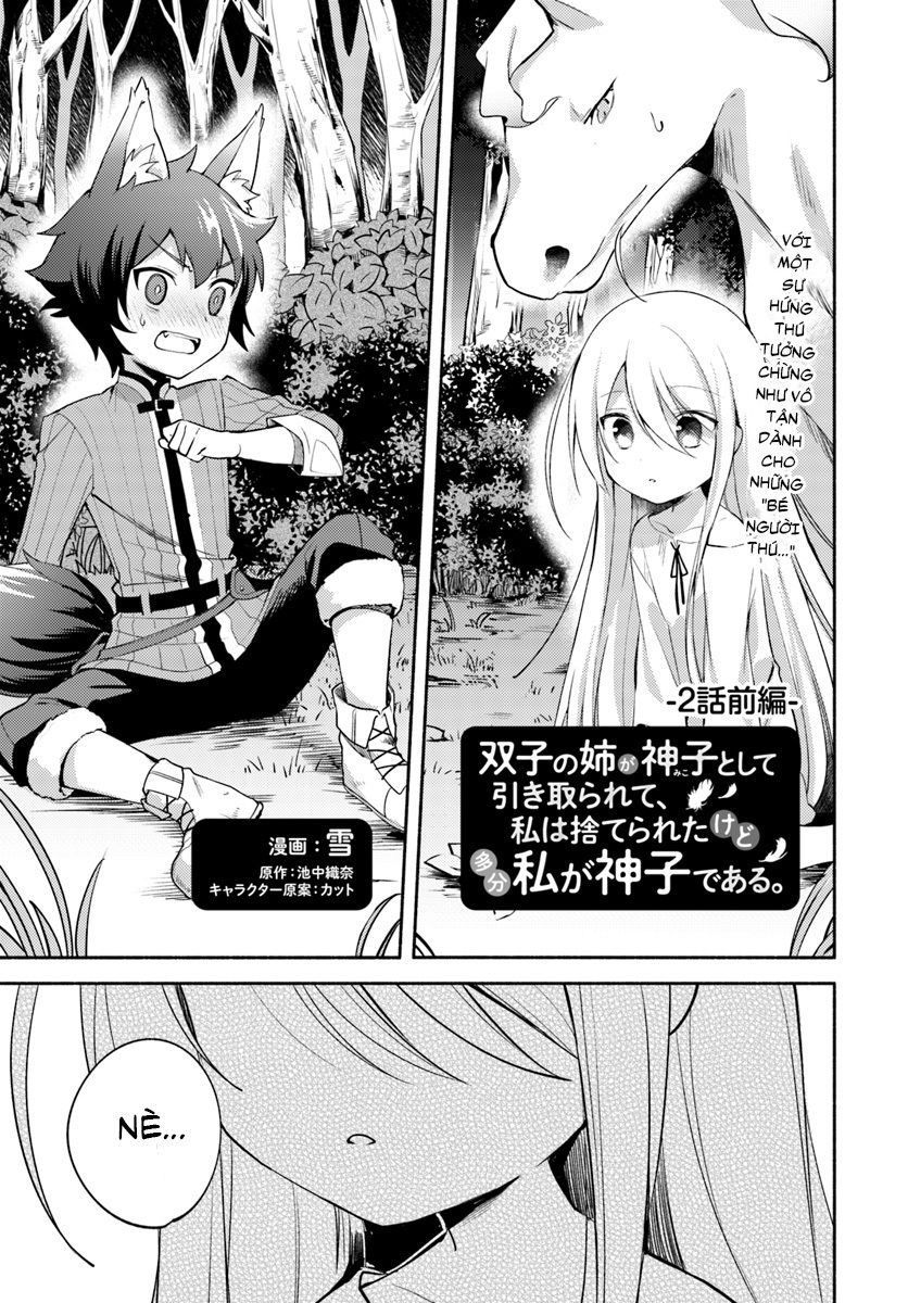 Futago No Ane Ga Miko Toshite Hikitorarete, Watashi Wa Suterareta Kedo Tabun Watashi Ga Miko De Aru Chapter 2.2 - Trang 2