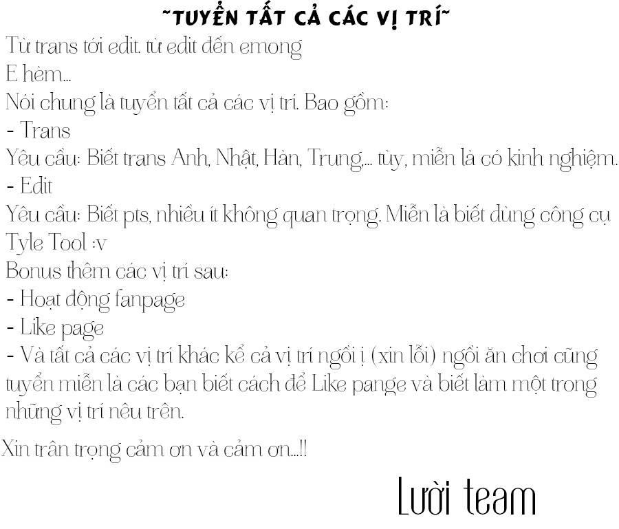 Máu Của Cậu Chỉ Thuộc Về Mình Tớ… Chapter 4 - Trang 2