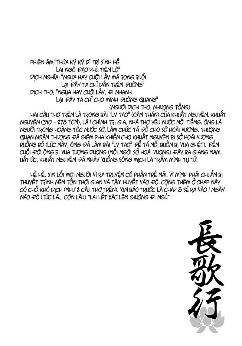 Trường Ca Hành Chapter 7 - Trang 2