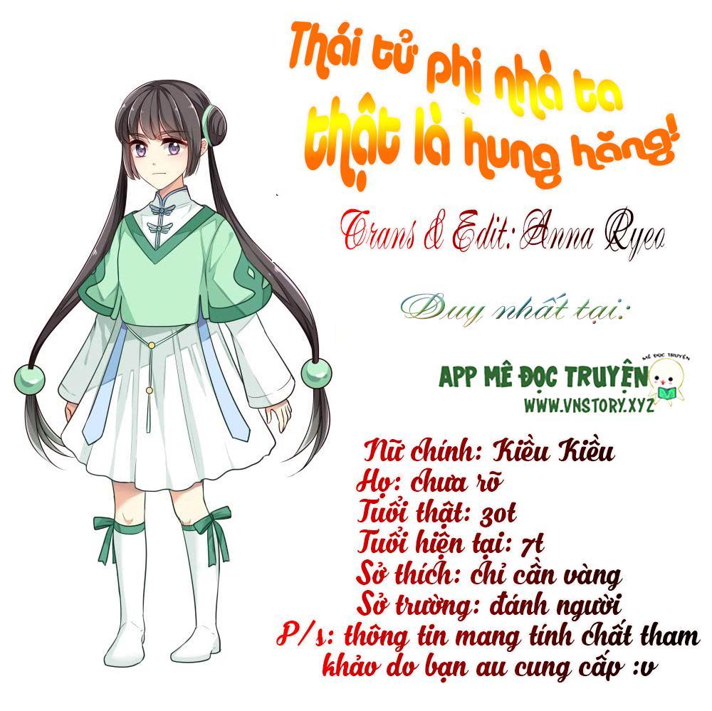 Thái Tử Phi Nhà Ta Thật Hung Hăng Chapter 7 - Trang 2