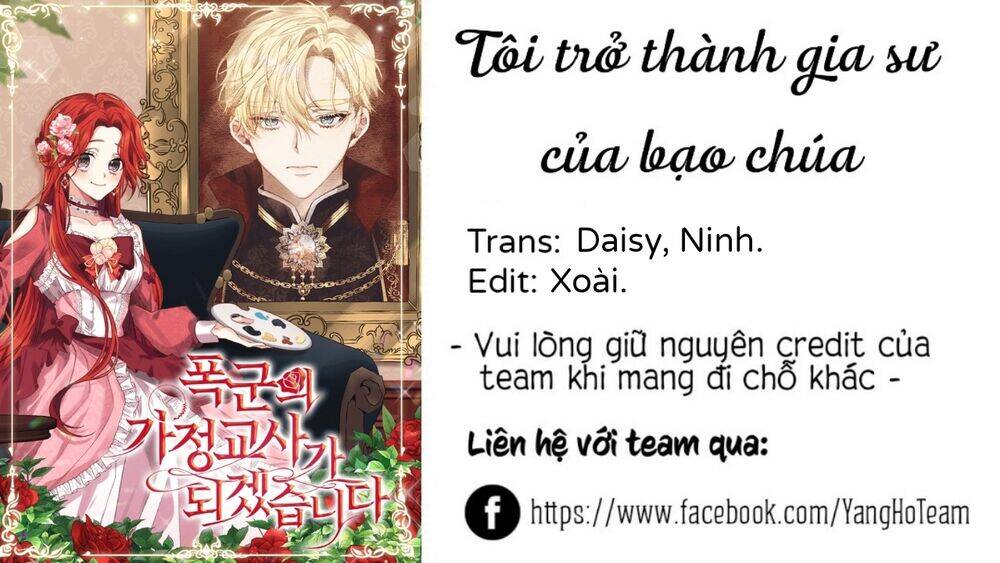 Tôi Trở Thành Gia Sư Của Tên Bạo Chúa Chapter 3 - Trang 2