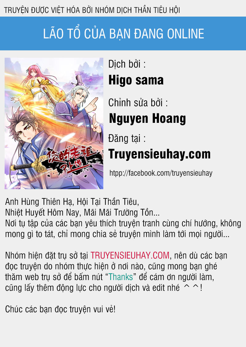 Lão Tổ Của Bạn Đang Online Chapter 36 - Trang 2