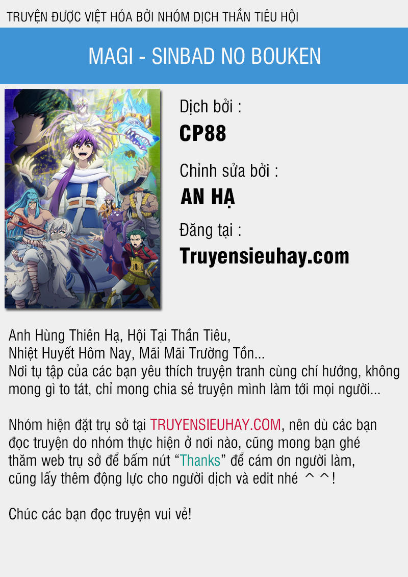 Sinbad No Bouken Chapter 136 - Trang 2