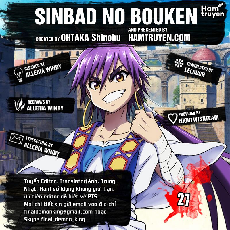 Sinbad No Bouken Chapter 27 - Trang 2