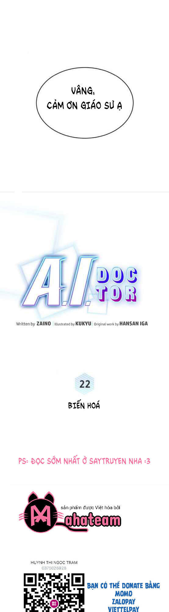 A.I. Doctor Chapter 22 - Trang 2