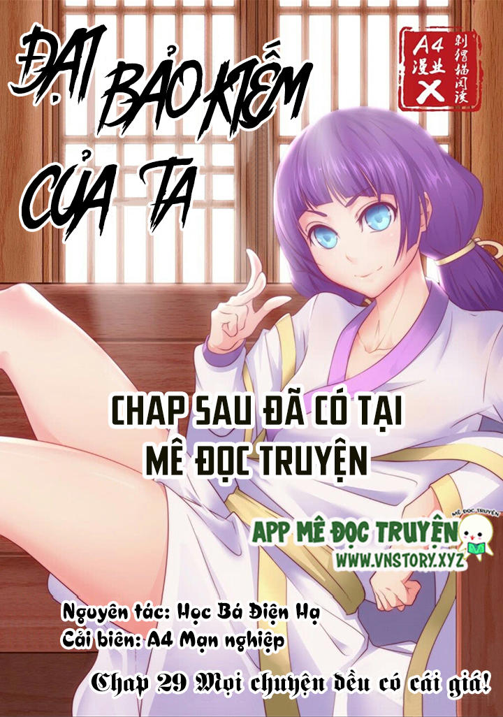 Đại Bảo Kiếm Của Ta Chapter 28 - Trang 2