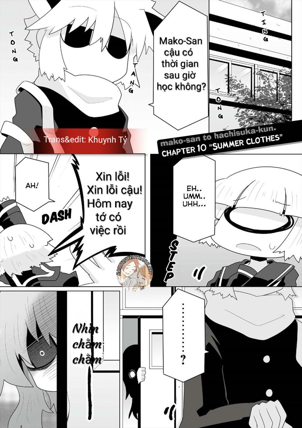 Mako-San Và Hachisuka-Kun Chapter 10 - Trang 2