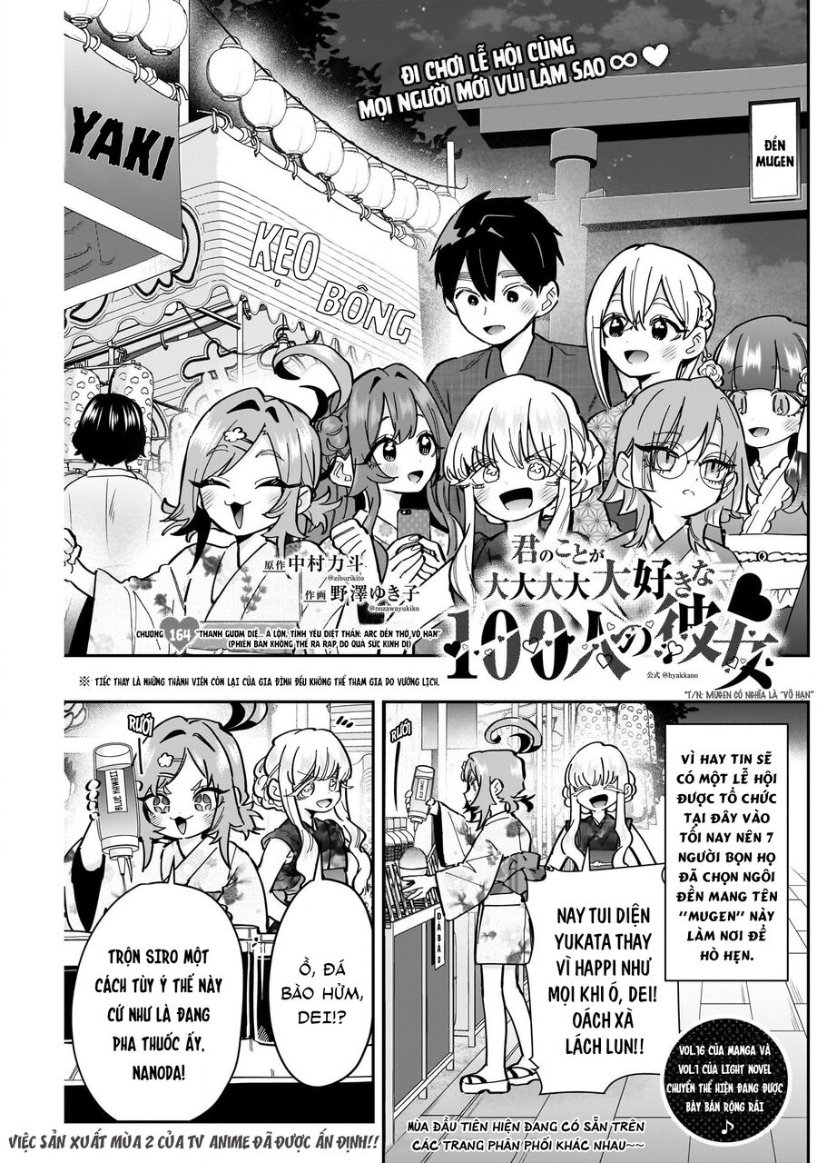 Kimi No Koto Ga Dai Dai Dai Dai Daisuki Na 100-Nin No Kanojo Chapter 164 - Trang 2