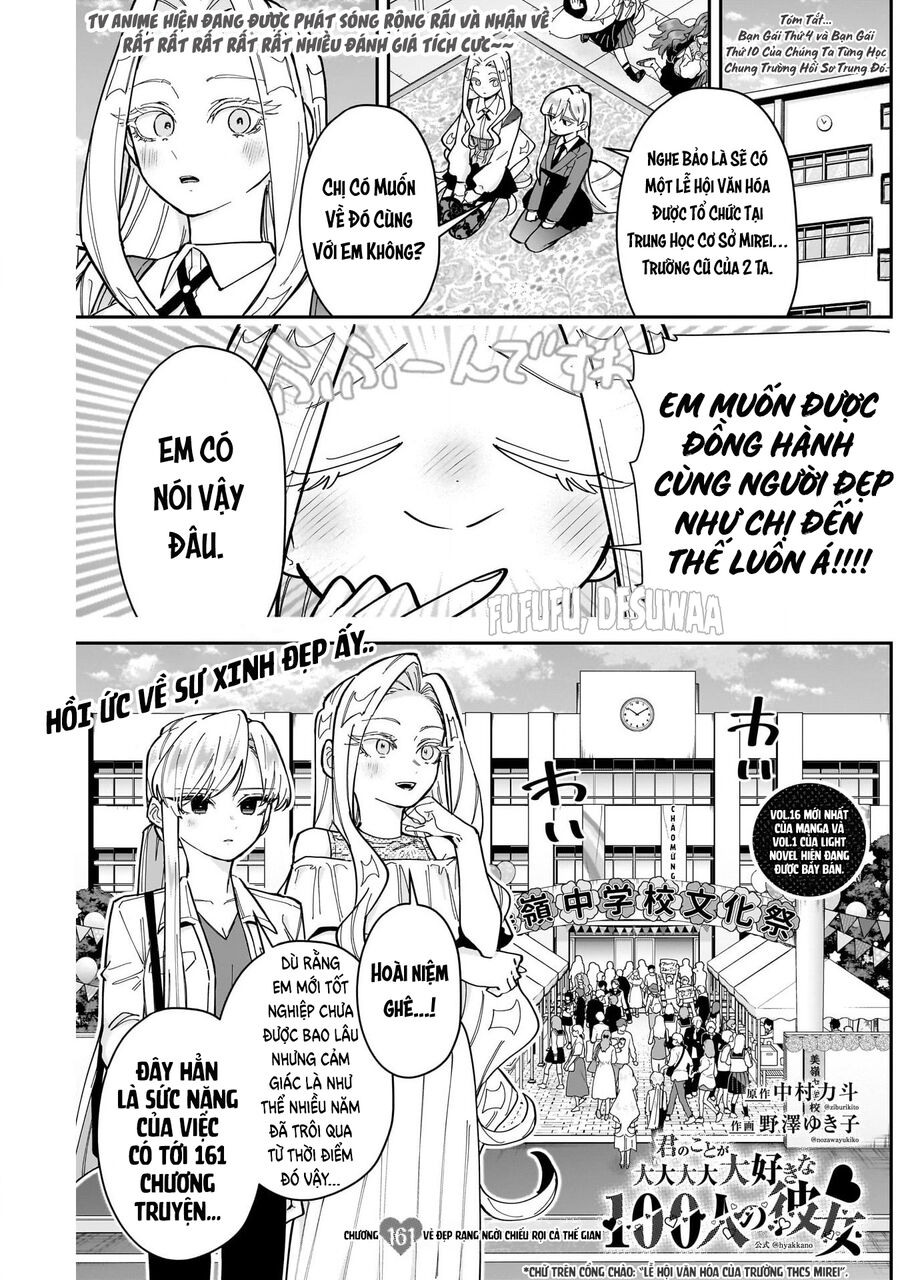 Kimi No Koto Ga Dai Dai Dai Dai Daisuki Na 100-Nin No Kanojo Chapter 161 - Trang 2