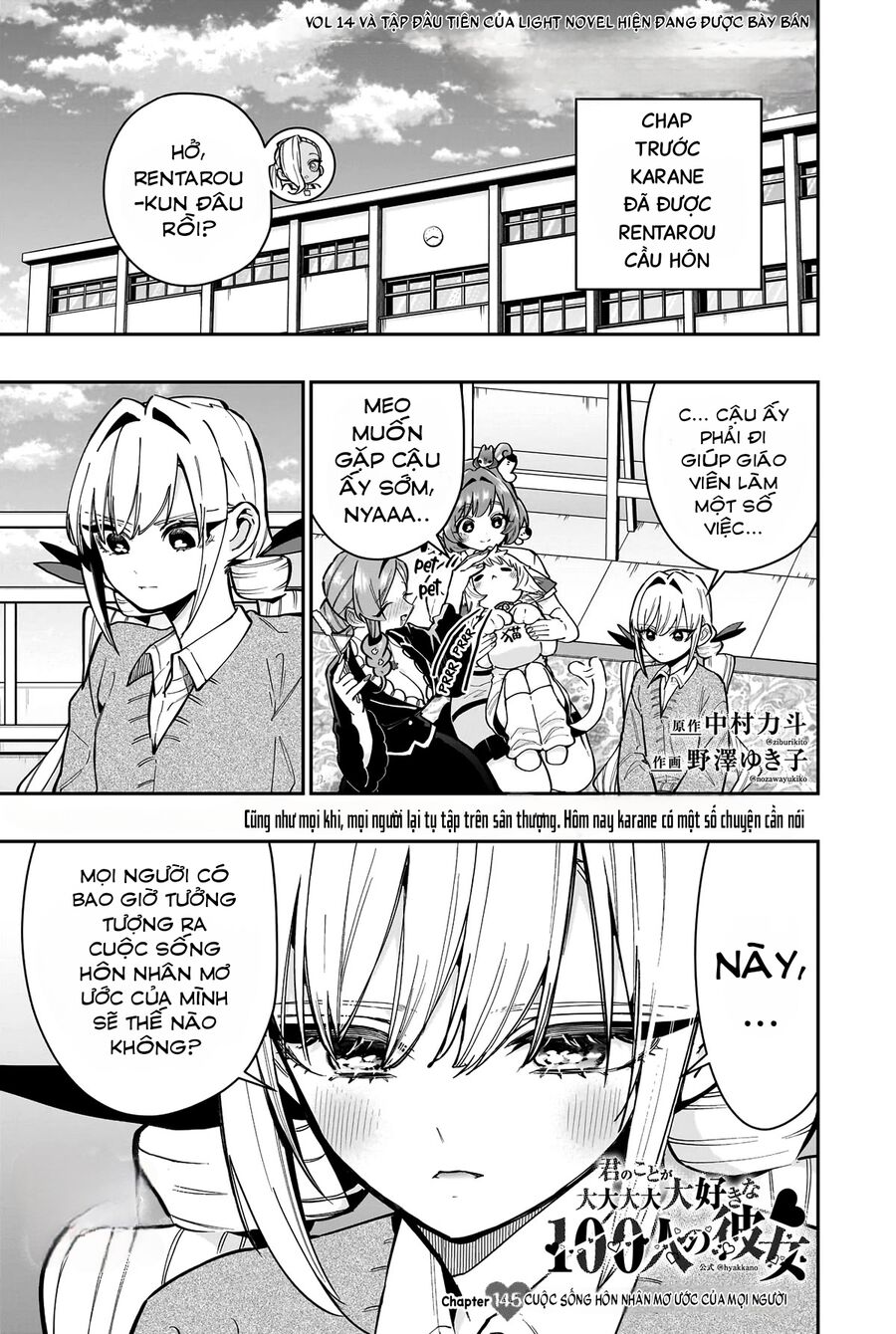 Kimi No Koto Ga Dai Dai Dai Dai Daisuki Na 100-Nin No Kanojo Chapter 145 - Trang 2