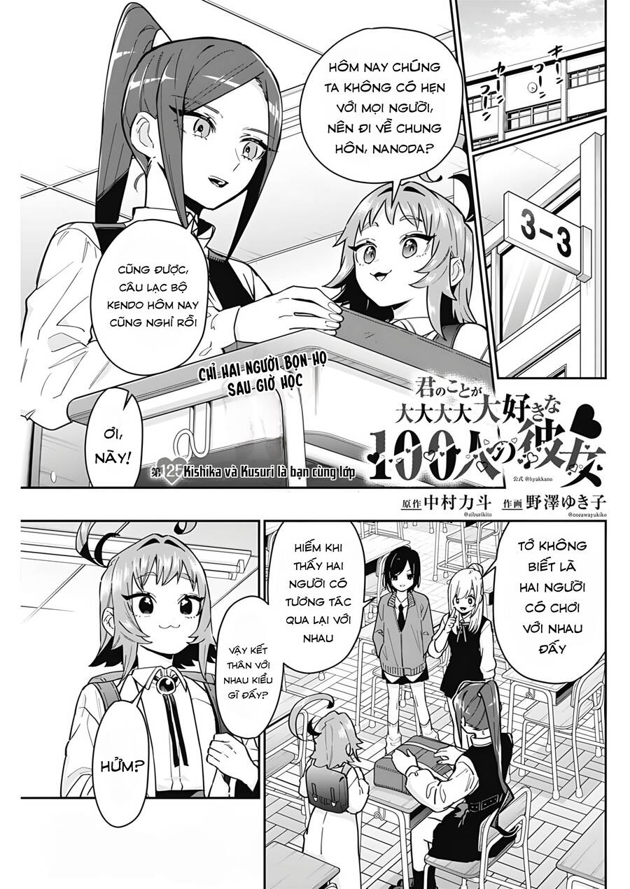 Kimi No Koto Ga Dai Dai Dai Dai Daisuki Na 100-Nin No Kanojo Chapter 125 - Trang 2