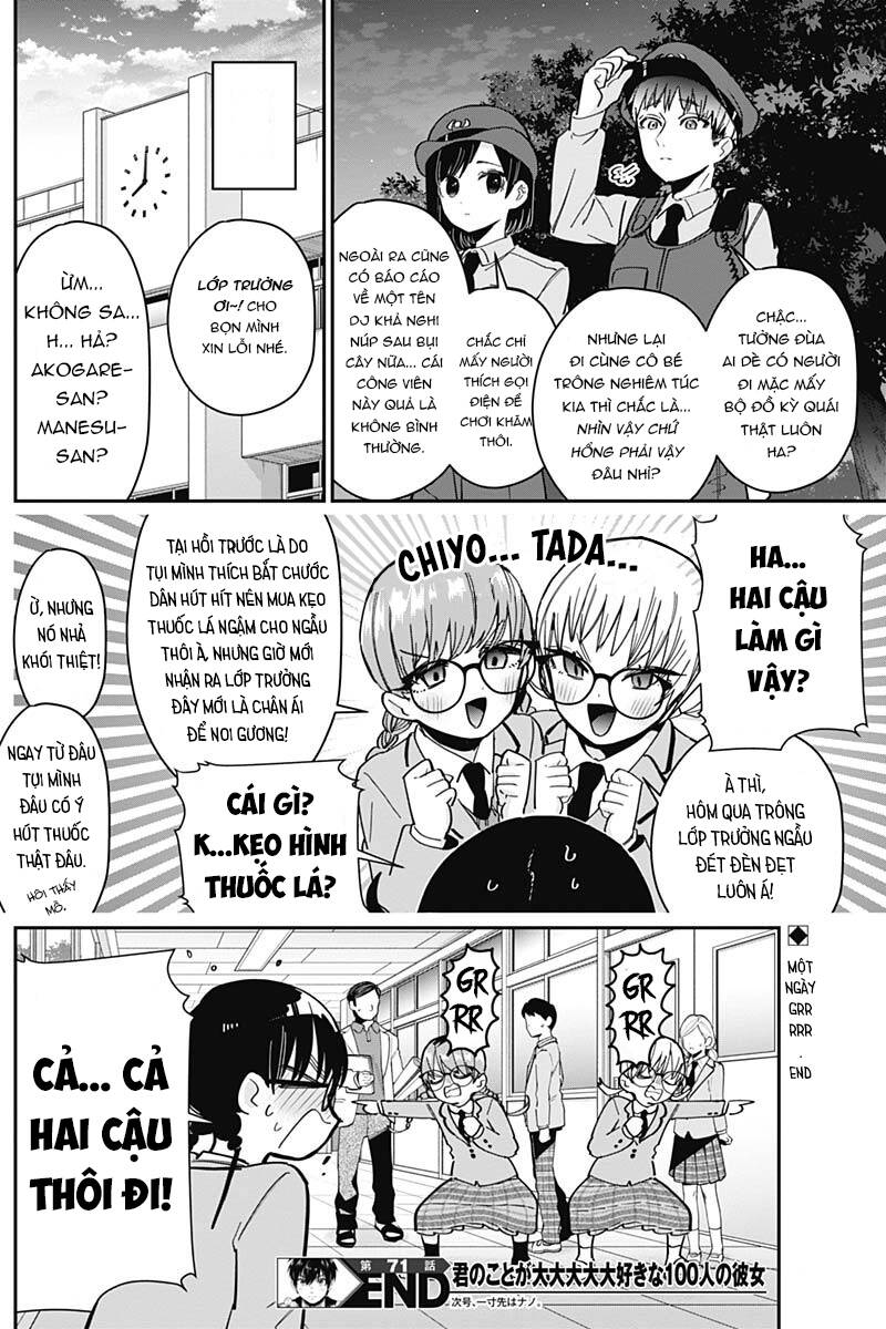 Kimi No Koto Ga Dai Dai Dai Dai Daisuki Na 100-Nin No Kanojo Chapter 71 - Trang 2