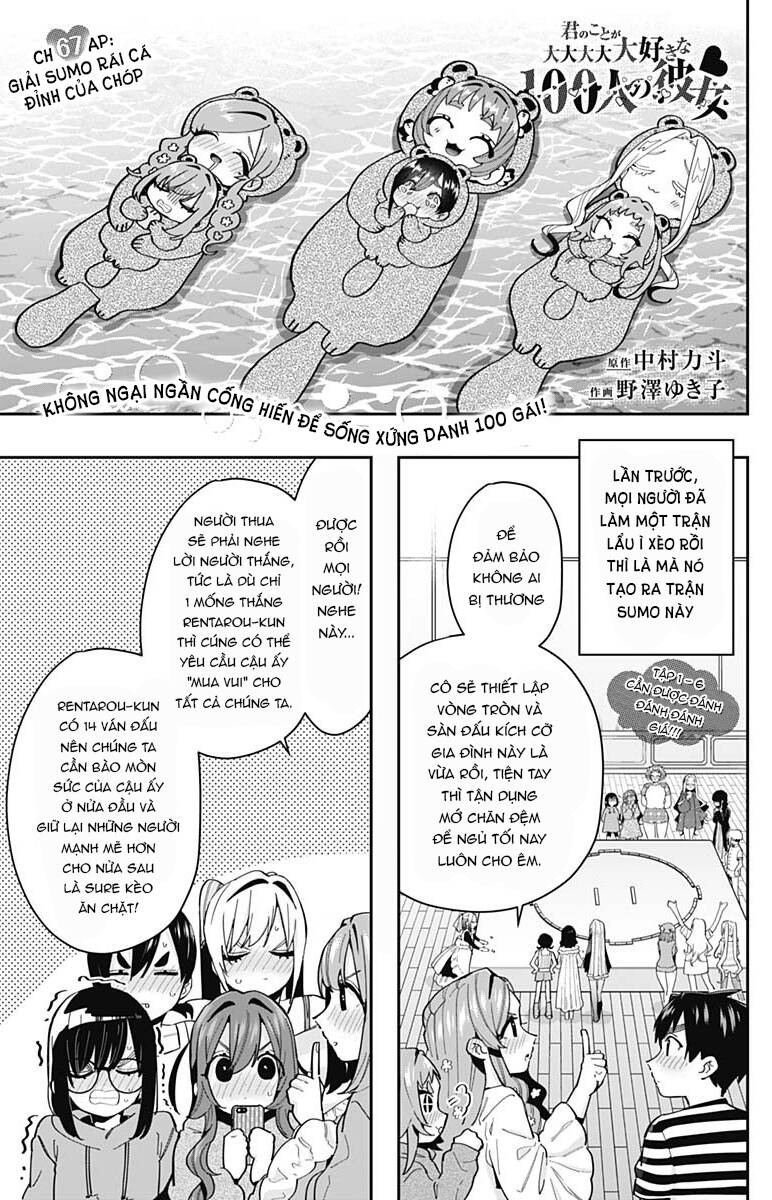 Kimi No Koto Ga Dai Dai Dai Dai Daisuki Na 100-Nin No Kanojo Chapter 67 - Trang 2