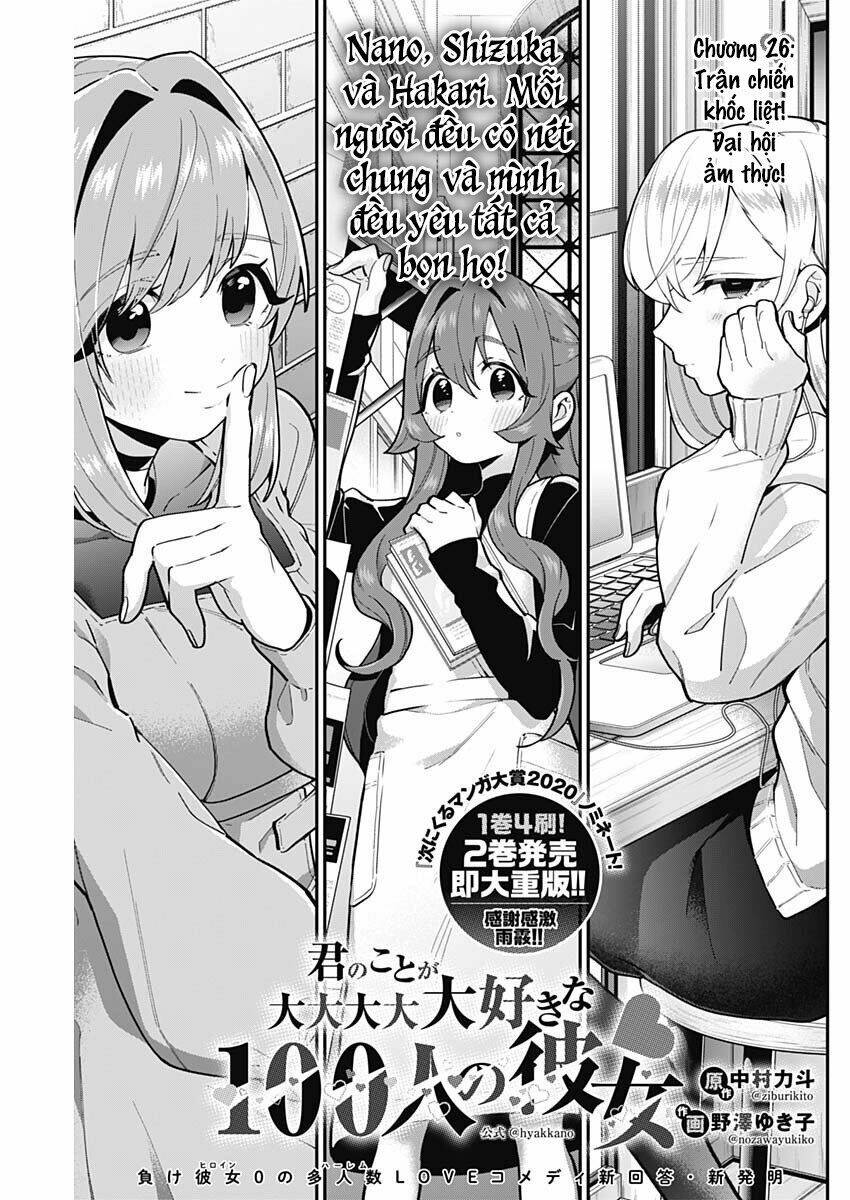 Kimi No Koto Ga Dai Dai Dai Dai Daisuki Na 100-Nin No Kanojo Chapter 26 - Trang 2