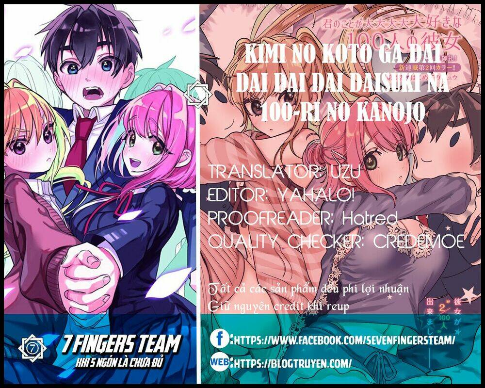 Kimi No Koto Ga Dai Dai Dai Dai Daisuki Na 100-Nin No Kanojo Chapter 10 - Trang 2