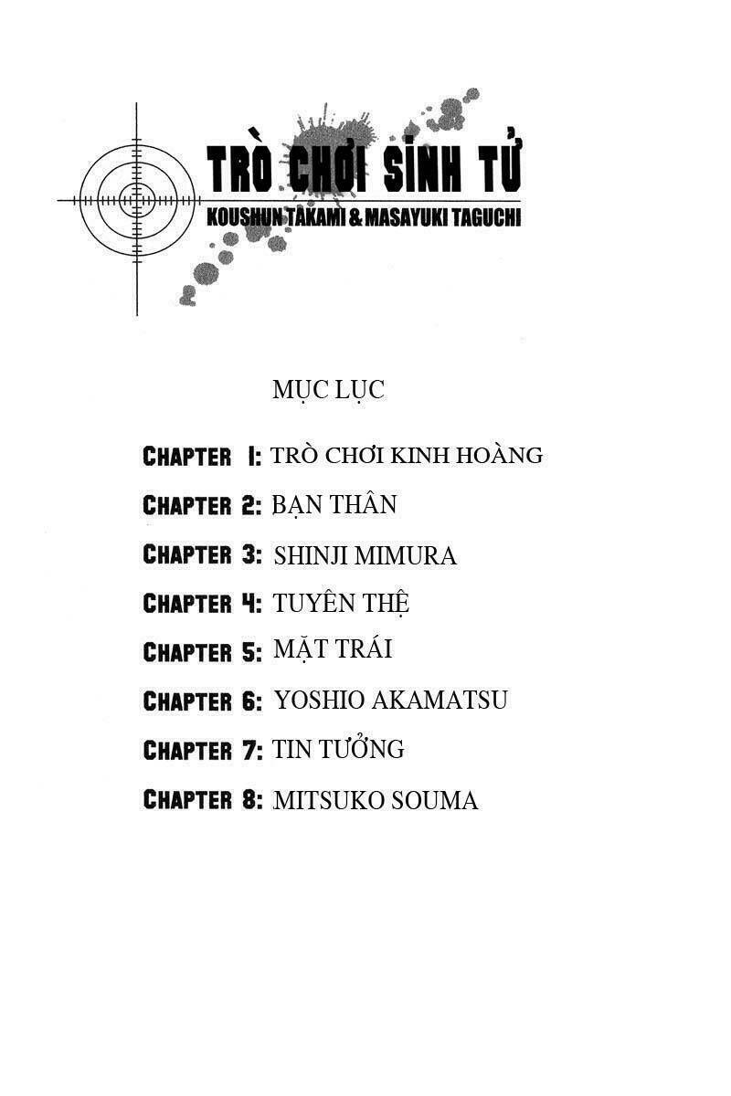 Sống Còn – Trò Chơi Sinh Tử Chapter 1 - Trang 2