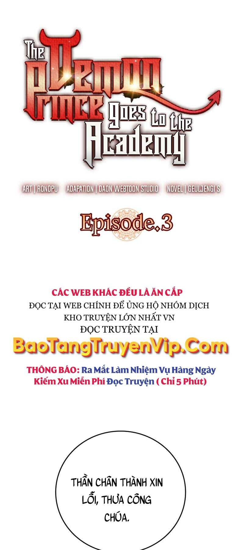 Học Viện Của Con Trai Quỷ Vương Chapter 3 - Trang 2