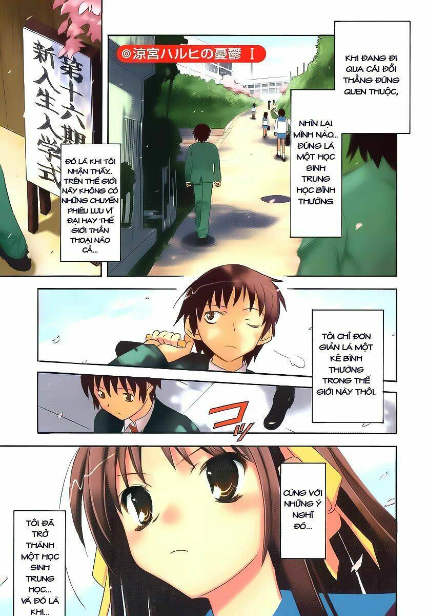 Nỗi Buồn Của Suzumiya Haruhi Chapter 1 - Trang 2