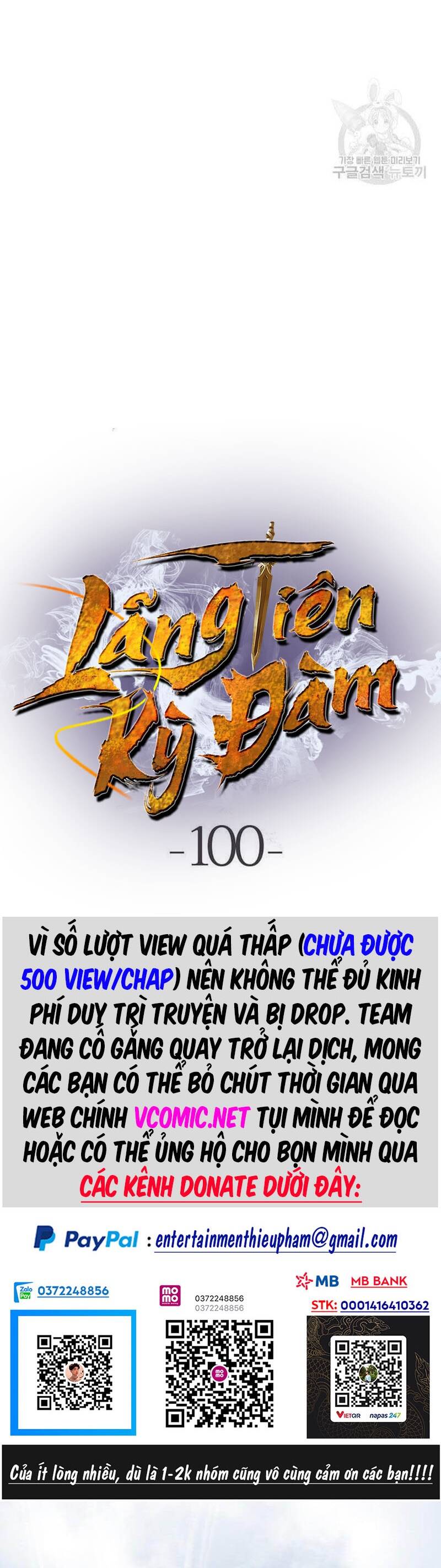 Lãng Tiên Kỳ Đàm Chapter 100 - Trang 2