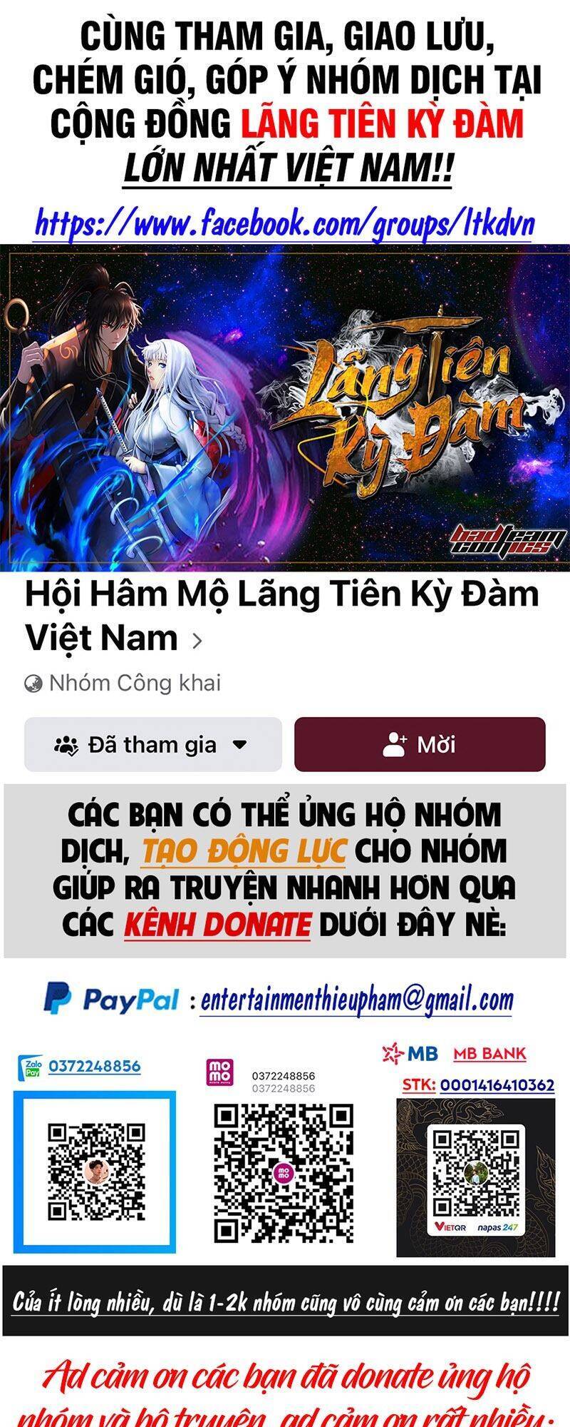 Lãng Tiên Kỳ Đàm Chapter 79 - Trang 2