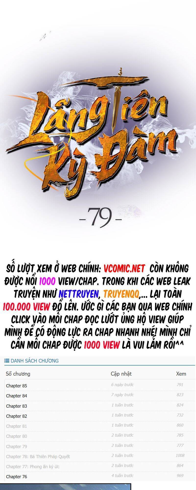 Lãng Tiên Kỳ Đàm Chapter 79 - Trang 2