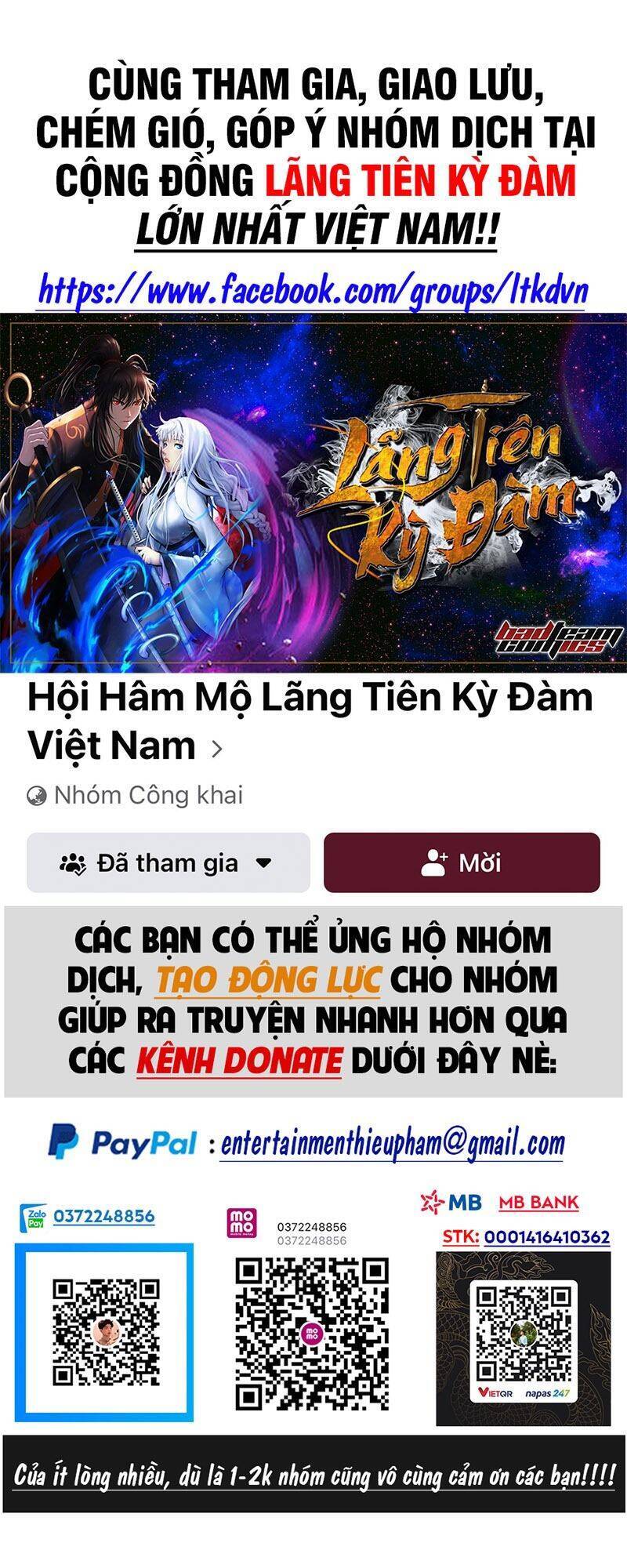 Lãng Tiên Kỳ Đàm Chapter 77 - Trang 2