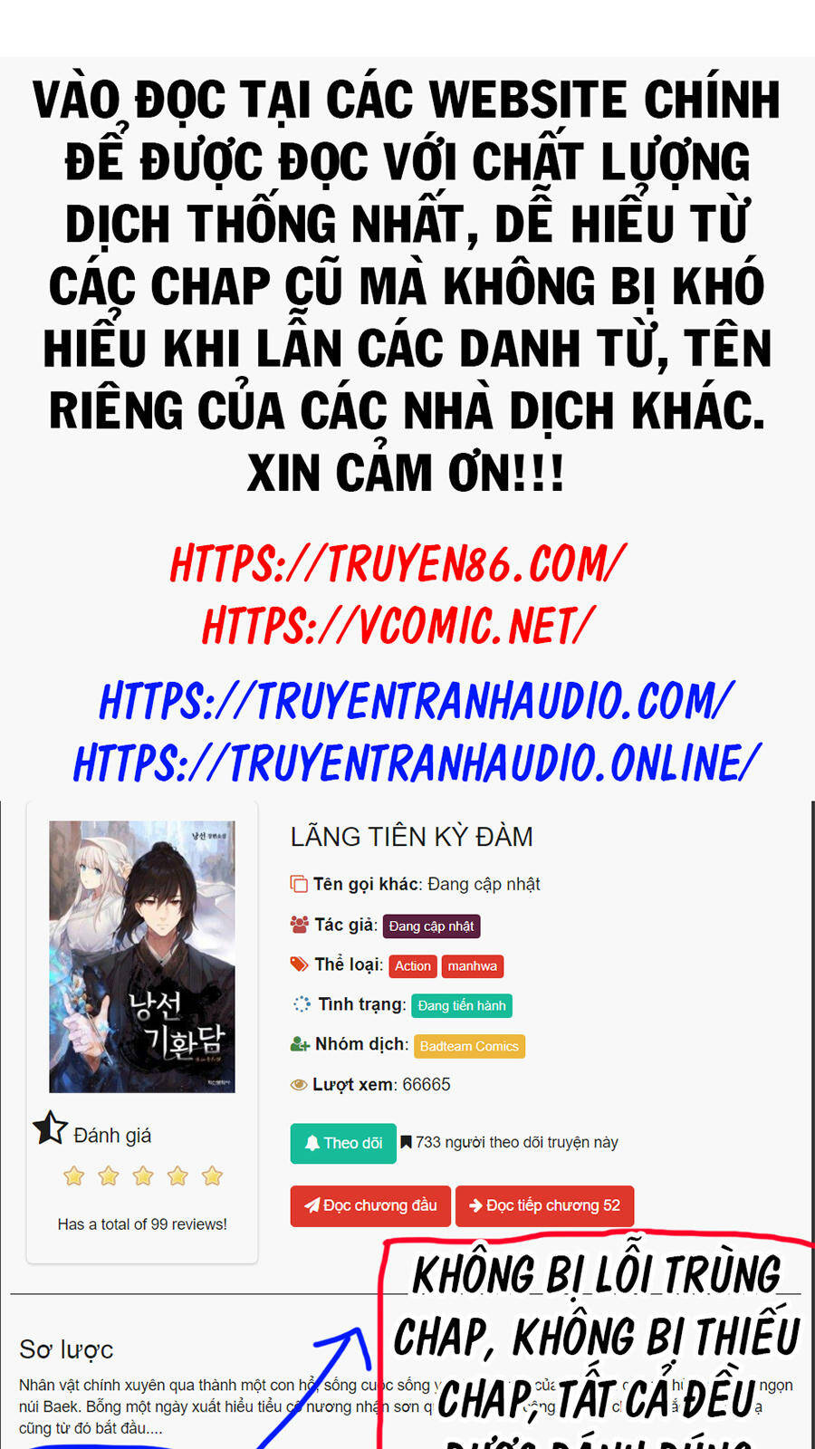 Lãng Tiên Kỳ Đàm Chapter 55 - Trang 2