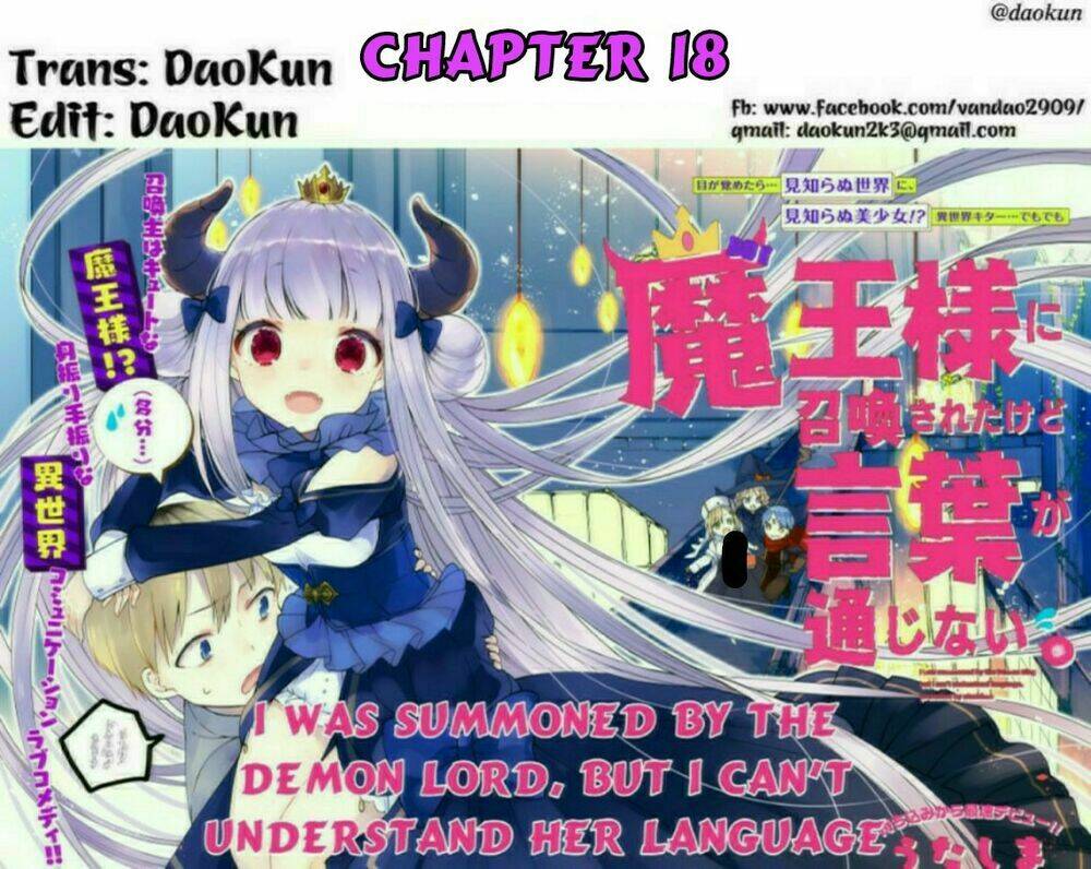 Maou-Sama Ni Shoukan Sa Retakedo Kotoba Ga Tsuujinai Chapter 18 - Trang 2