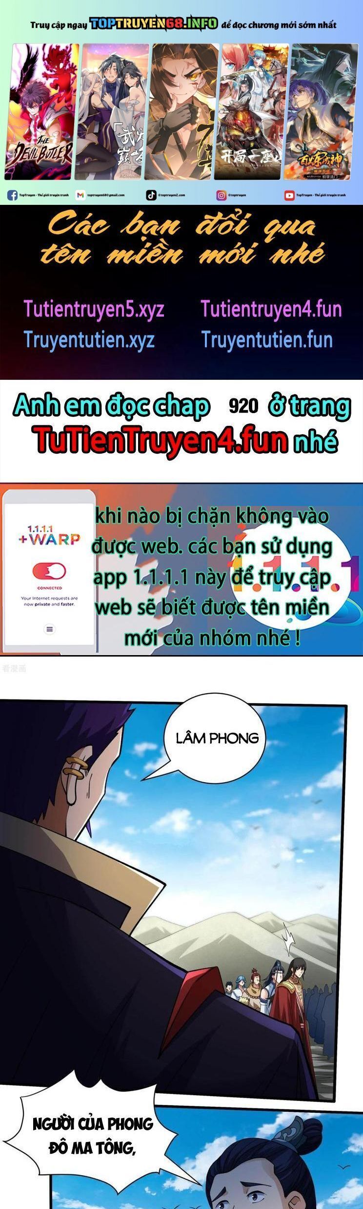 Tuyệt Thế Võ Thần Chapter 919 - Trang 2