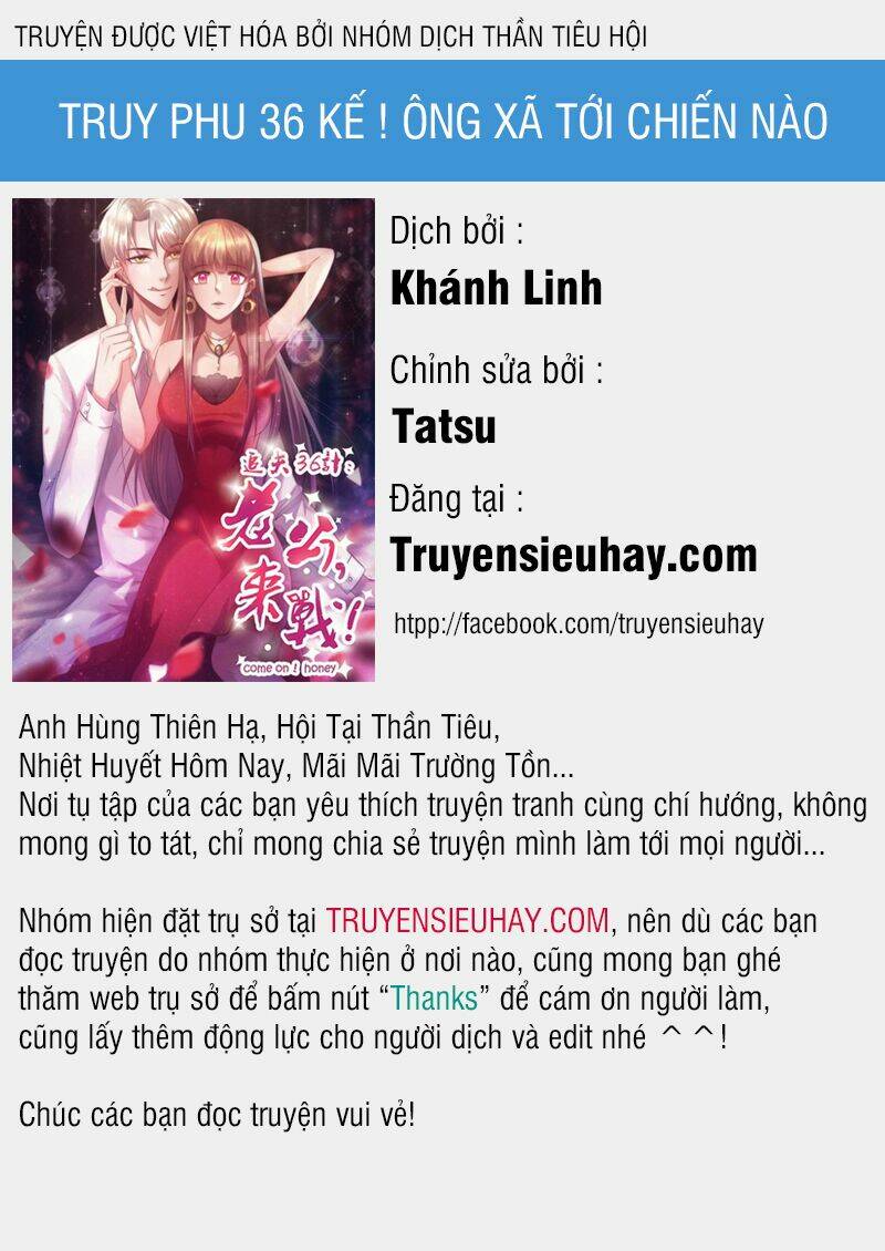 Truy Phu 36 Kế – Ông Xã À, Tới Chiến Nào! Chapter 24 - Trang 2