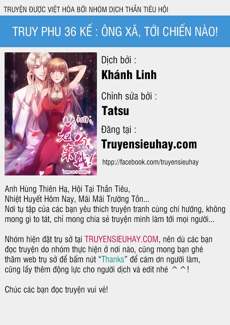 Truy Phu 36 Kế – Ông Xã À, Tới Chiến Nào! Chapter 5 - Trang 2