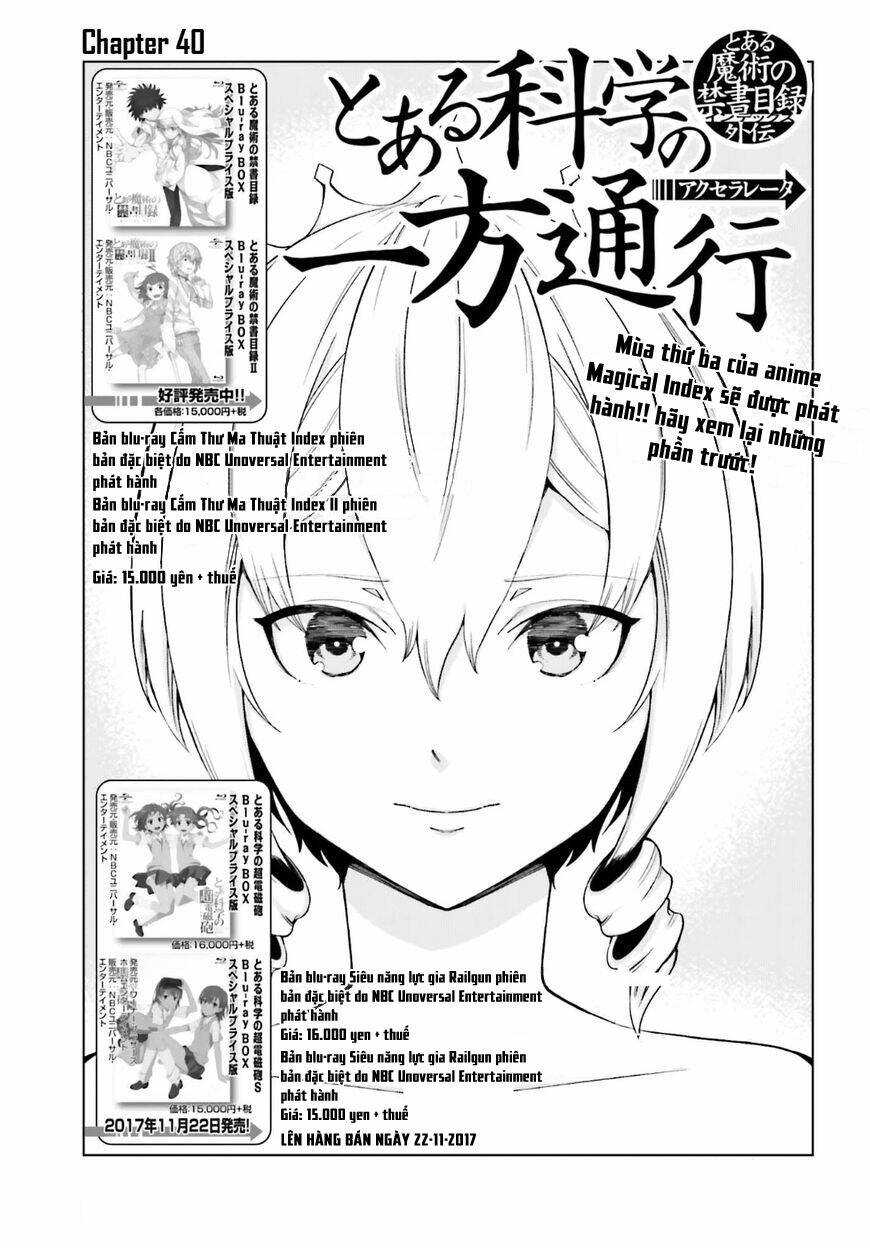 Cấm Thư Ma Thuật Index: Accelerator Chapter 40 - Trang 2