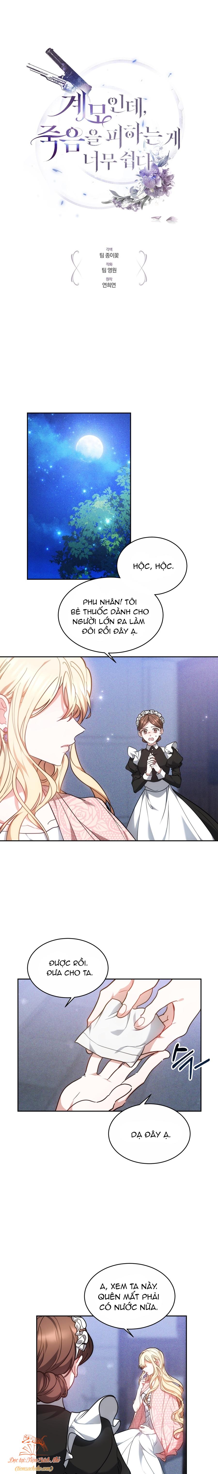 Dù Là Mẹ Kế Nhưng Tôi Thoát Khỏi Cái Chết Rất Dễ Dàng Chapter 3 - Trang 2