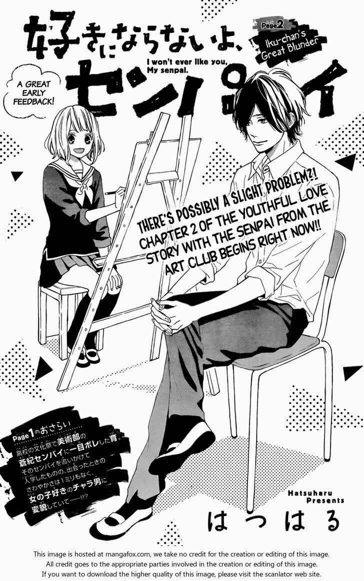 Suki Ni Naranai Yo, Senpai Chapter 2 - Trang 2